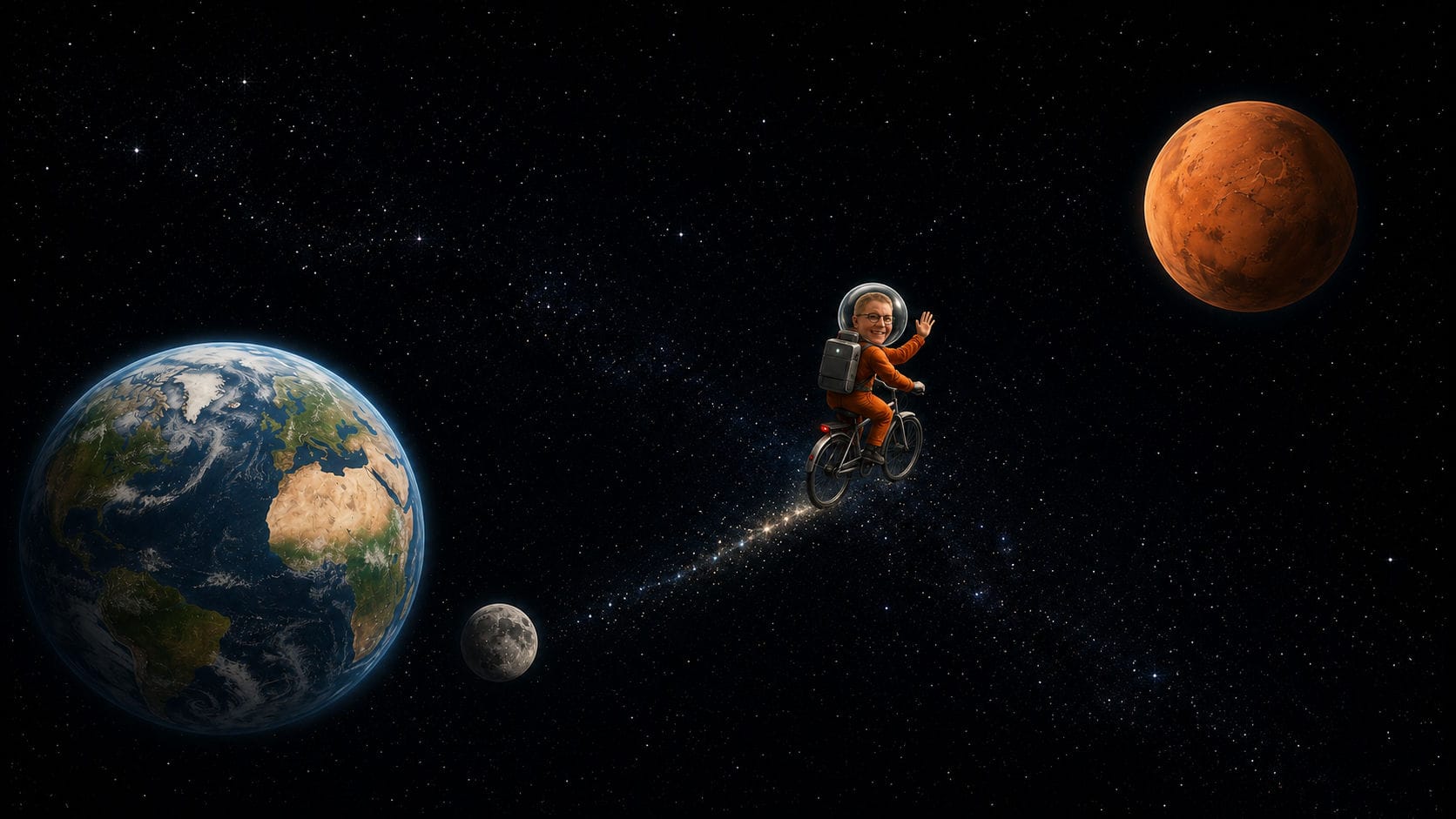 Mijn man gaat naar Mars
